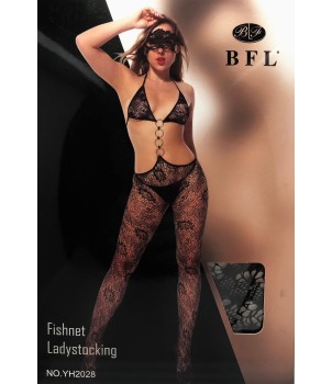 TUTA SEXY CATSUIT CON MASCHERA SEX  MISURA UNICA