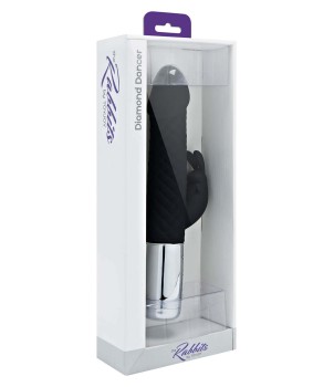 Vibratore Rabbit DIAMOND DANCER RABBIT BLACK