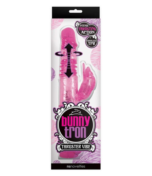 Vibratore rabbit Bunnytron Thruster Vibe Pink