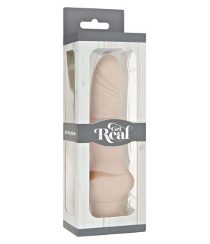 Vibratore Classic Smooth Nero e Carne Vibratore Classic Smooth Nero e Carne